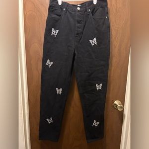 PacSun Butterfly Ultra High Waisted Slim Fit Jeans